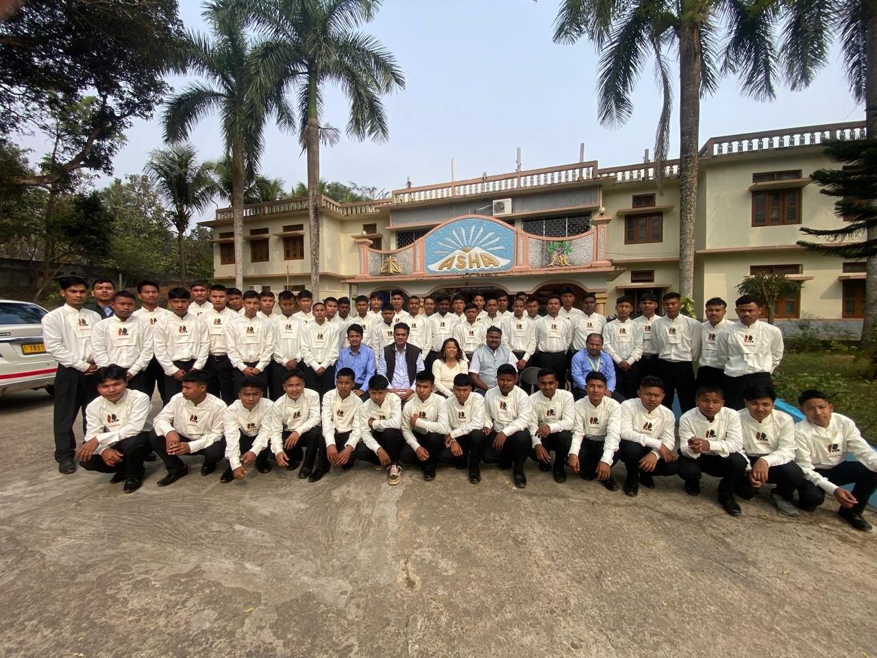 Group photo of training candidates